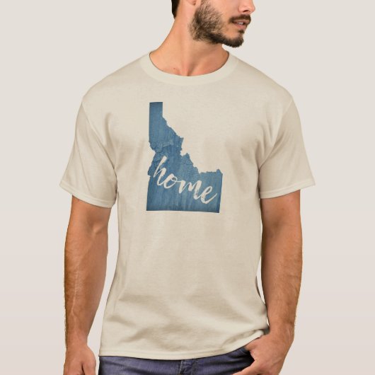 Idaho Thuis Houtnerf T-shirt (Voorkant)
