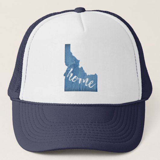 Idaho Thuis Houtnerf Trucker Pet (Voorkant)