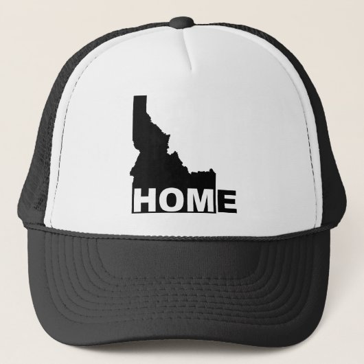 Idaho Thuis Weg Van Staat Bal Cap Hoed Trucker Pet (Voorkant)