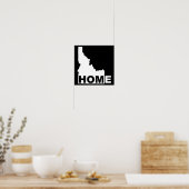 Idaho Thuis Weg Van Staat Poster Bord (Keuken)