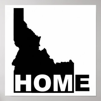 Idaho Thuis Weg Van Staat Poster Bord