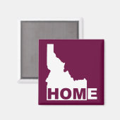 Idaho thuis weg van State Fridge Magnet (Voorkant / Achterkant)