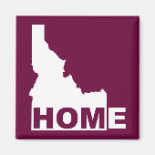 Idaho thuis weg van State Fridge Magnet (Voorkant)