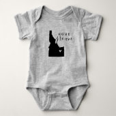 Idaho Thuisgekweekte Staat T-shirt (Voorkant)