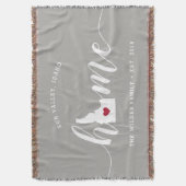 Idaho Thuisstaat Gepersonaliseerd Deken (Voorkant Verticaal)