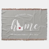 Idaho Thuisstaat Gepersonaliseerd Deken (Voorkant)