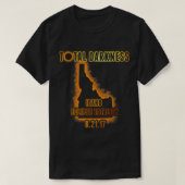 Idaho Total Solar Eclipse 21 augustus 2017 Summer  T-shirt (Design voorkant)