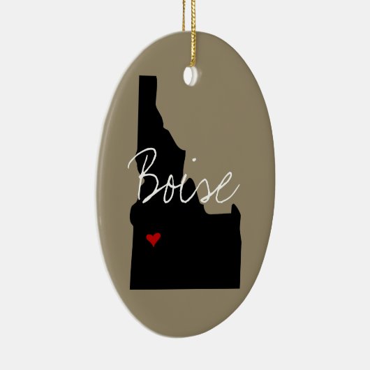 Idaho Town Keramisch Ornament (Rechts)