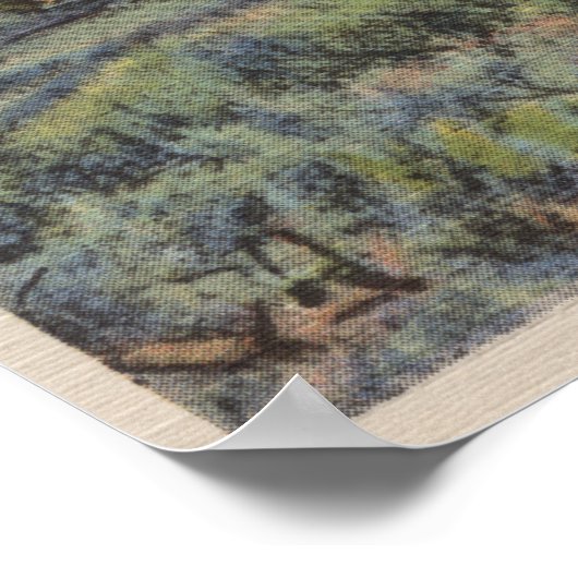 Idaho - Uitzicht van Mannen op Horseback op Teton  Poster (Hoek)