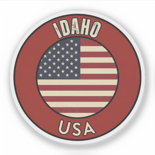 Idaho United States Sticker (Voorkant)
