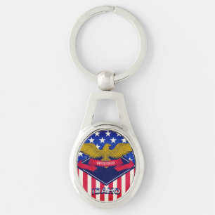 Idaho USA Flag Sleutelhanger
