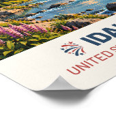 Idaho USA – Oude Reisposter Poster (Hoek)