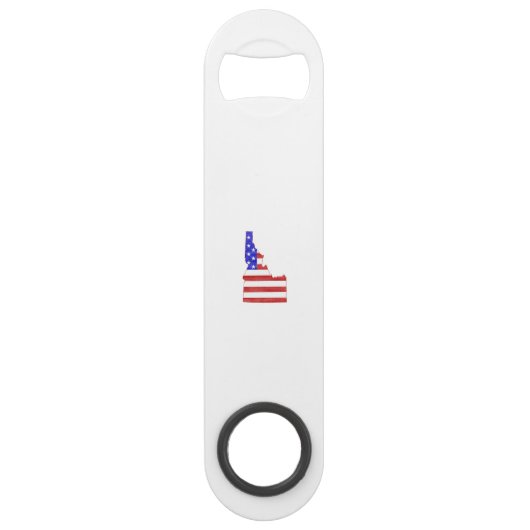 Idaho USA silhouette state map Speed Flessenopener (Voorkant)