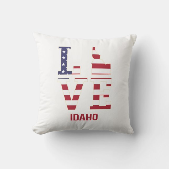 Idaho USA State Love Kussen (Voorkant)