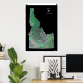 Idaho van Space Poster (Thuiskantoor)