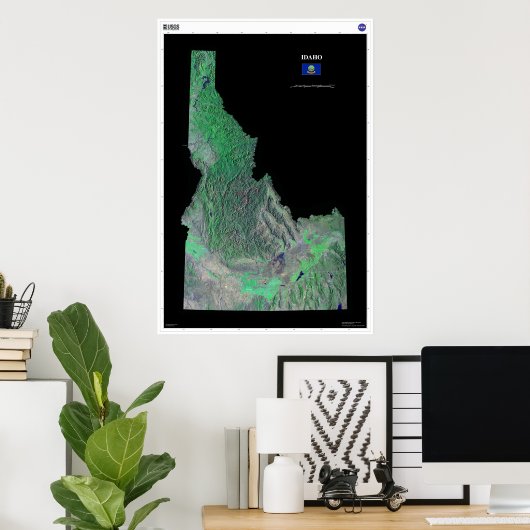 Idaho van Space Poster (Thuiskantoor)