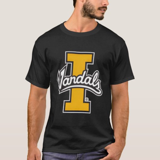 Idaho Vandalen links borst icoon officieel gelicen T-shirt (Voorkant)