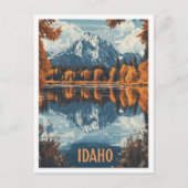 Idaho Verenigde Staten  Illustratie Reizen Briefkaart (Voorkant)