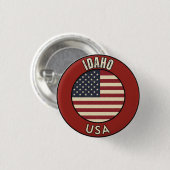 Idaho Verenigde Staten Ronde Button 3,2 Cm (Voorkant /achterkant)