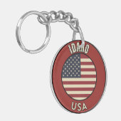 Idaho Verenigde Staten Sleutelhanger (Voorkant Links)