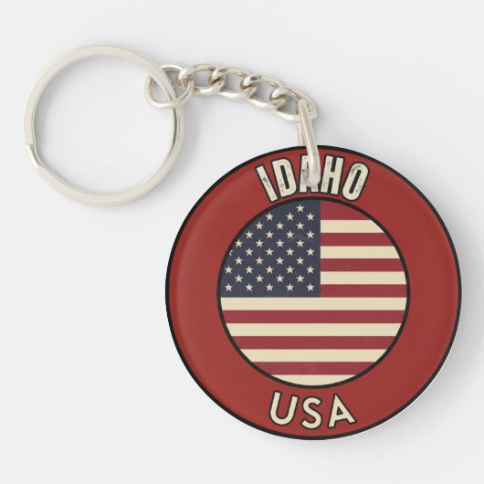 Idaho Verenigde Staten Sleutelhanger (Voorkant)