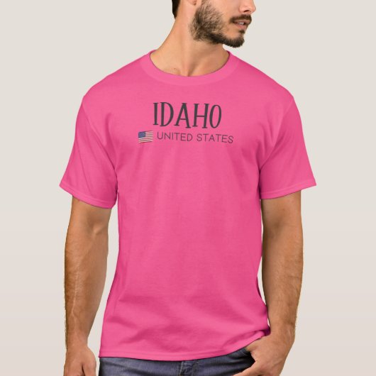 Idaho Verenigde Staten T-shirt (Voorkant)