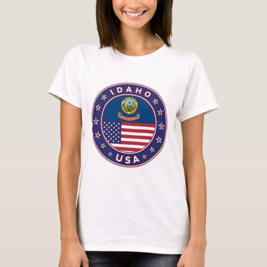 Idaho, Verenigde Staten van Amerika, Idaho t-shirt (Voorkant)