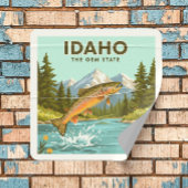  Idaho Vierkante Sticker