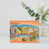 Idaho Vintage Ansichtkaart Briefkaart (Staand voorkant)