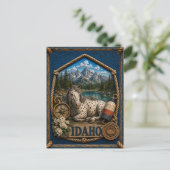 Idaho Vintage Reizen Briefkaart (Staand voorkant)
