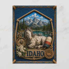 Idaho Vintage Reizen Briefkaart