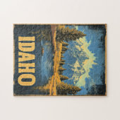 Idaho vintage reizen poster legpuzzel (Horizontaal)