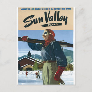 Idaho Vintage Travel poster USA Briefkaart