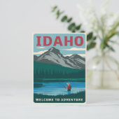 Idaho Vist avontuur Briefkaart (Staand voorkant)