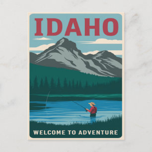 Idaho Vist avontuur Briefkaart