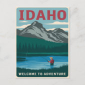 Idaho Vist avontuur Briefkaart (Voorkant)