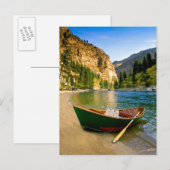 IDAHO, Vist een boot op een zandstrand in Briefkaart (Voorkant / Achterkant)