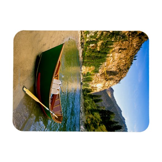 IDAHO, Vist een boot op een zandstrand in Magneet (Horizontaal)
