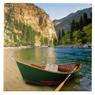 IDAHO, Vist een boot op een zandstrand in Tegeltje