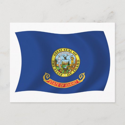 Idaho Vlag Ansichtkaart Briefkaart (Voorkant)