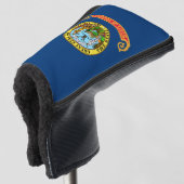 Idaho Vlag: de Edelsteen Staat, Amerika Mountain W Golfheadcover (3/4 voorkant)