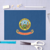 Idaho Vlag: de Edelsteen Staat, Amerika Mountain W Tissuepapier (Craft)