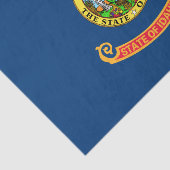 Idaho Vlag: de Edelsteen Staat, Amerika Mountain W Tissuepapier (Detail)