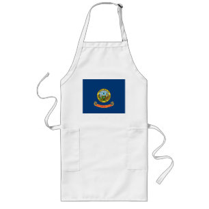Idaho-vlag, de edelsteenstaat, Amerikaanse staten Lang Schort