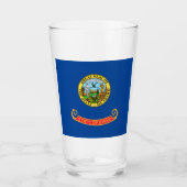 Idaho vlag glas (Voorkant)