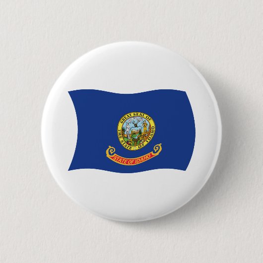 Idaho Vlag Knop Ronde Button 5,7 Cm (Voorkant)