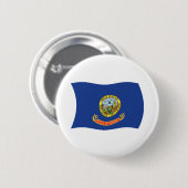 Idaho Vlag Knop Ronde Button 5,7 Cm (Voorkant /achterkant)