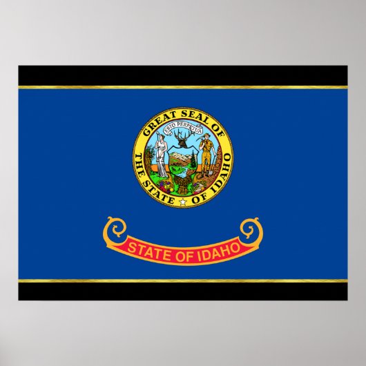 Idaho vlag poster (Voorkant)