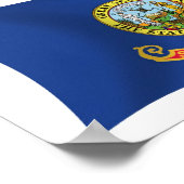 Idaho Vlag Poster Print (Hoek)