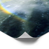 Idaho. VS. Regenboog in nevel boven Upper Mesa Poster (Hoek)